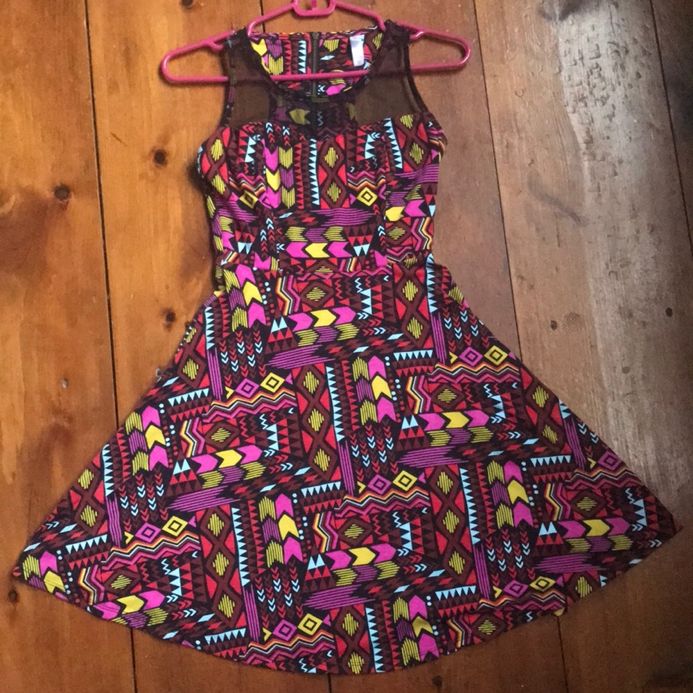 Geometric Pattern Dress